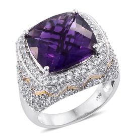  rubellite tourmaline Diamonds Ring