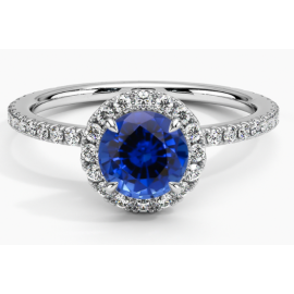 Sapphire Waverly Diamond Ring
