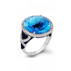 Fashion ring BLUE SAPHIRE