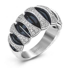 Fashion ring Circle with Diamonds