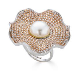  rubellite tourmaline Diamonds Ring